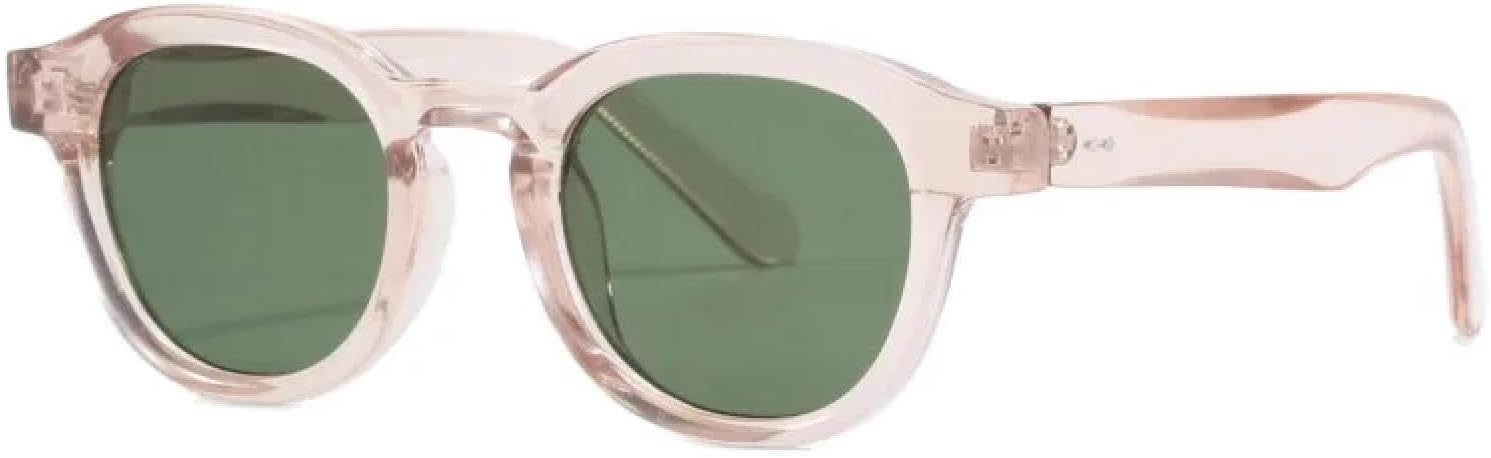 Солнцезащитные очки с защитой от УФ-излучения UV400 | Круглая прозрачная оправа, линзы цвета океана, заклепки | Для женщин и мужчин, для занятий спортом на открытом воздухе и вождения DSVIGF, Tea Green
Солнцезащитные очки с защитой от УФ-излучения UV400 | Круглая прозрачная оправа, линзы цвета океана, заклепки | Для женщин и мужчин, для занятий спортом на открытом воздухе и вождения DSVIGF, Tea Green