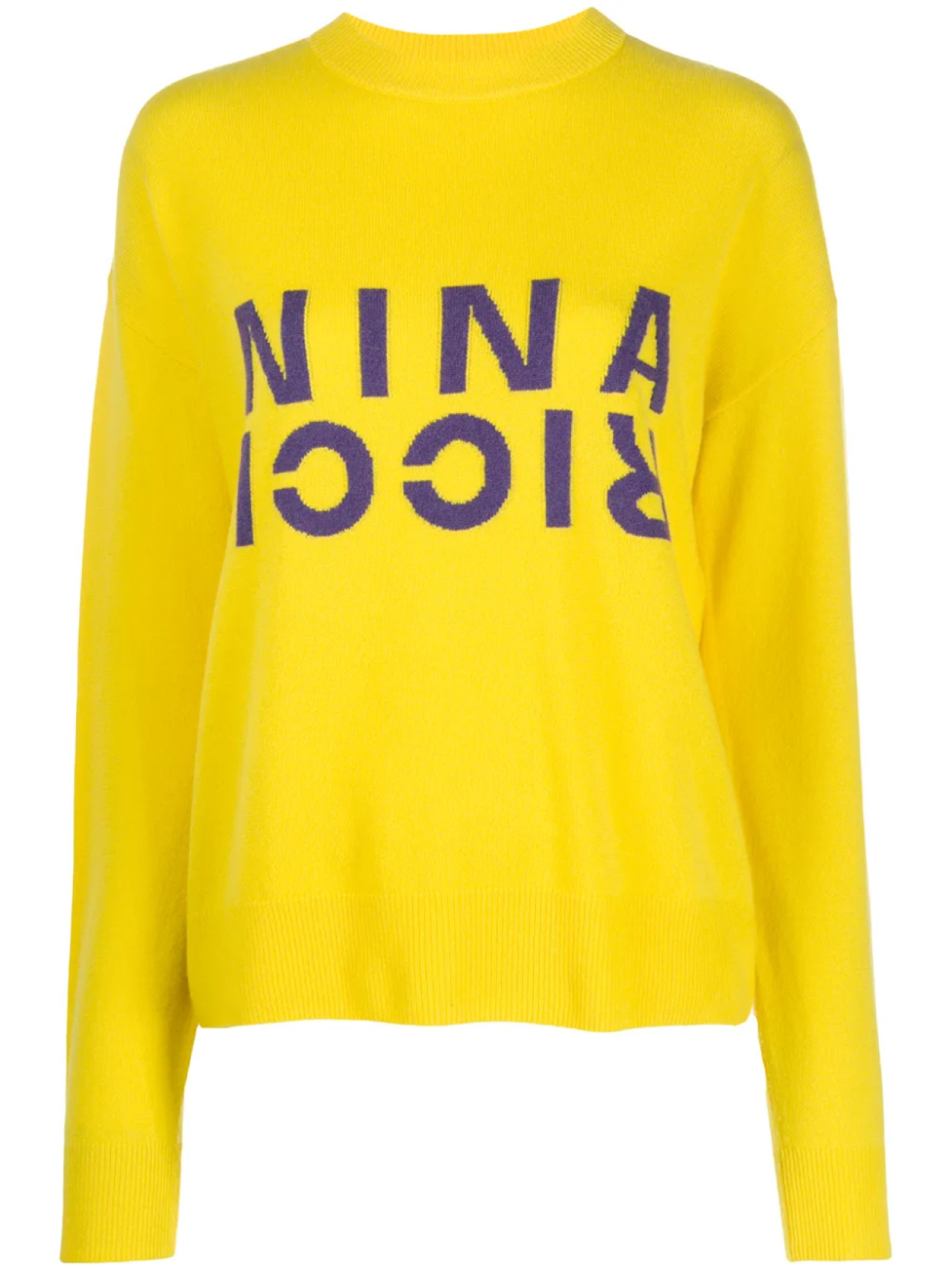 Nina Ricci джемпер с логотипом, желтый
Nina Ricci джемпер с логотипом, желтый