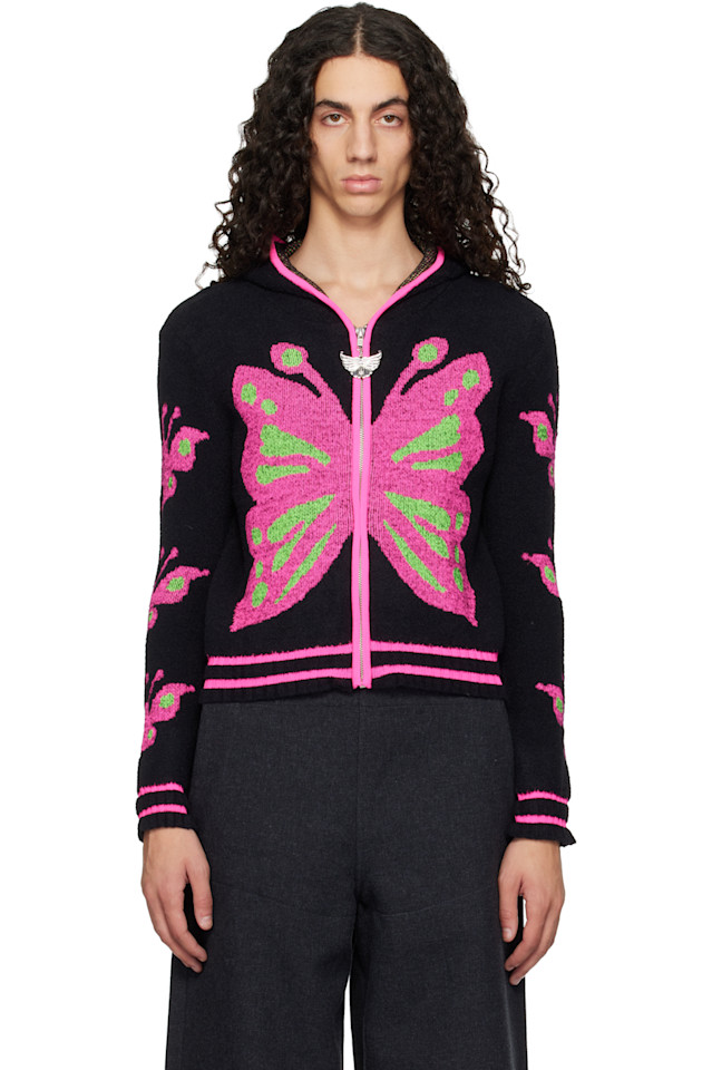Chopova Lowena Черная неоновая толстовка с бабочкой
Chopova Lowena Черная неоновая толстовка с бабочкой
