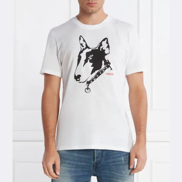 Футболка мужская Hugo Dammock с принтом собаки, белый
Футболка мужская Hugo Dammock с принтом собаки, белый