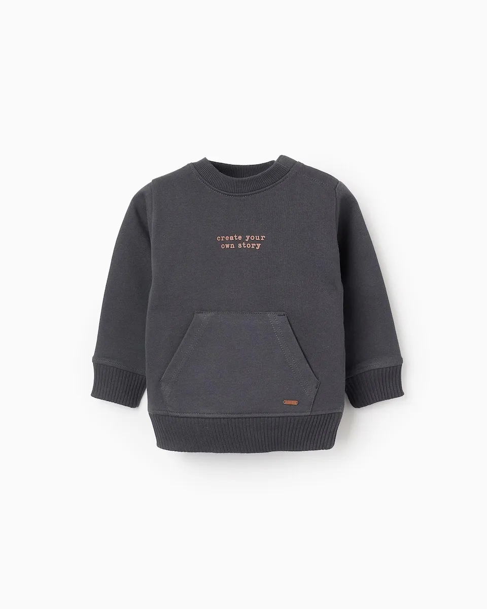 Детский свитер с длинным рукавом Zippy, темно-серый
Детский свитер с длинным рукавом Zippy, темно-серый