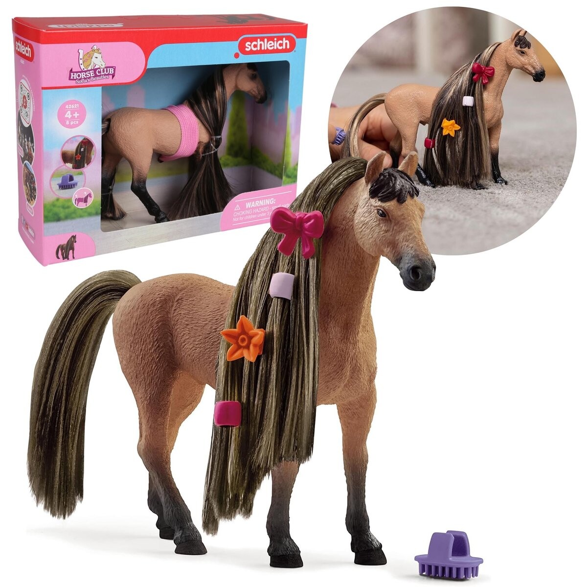 SLH42621 Schleich Horse Club - Красивый ахалтекинец для стайлинга 4+
SLH42621 Schleich Horse Club - Красивый ахалтекинец для стайлинга 4+