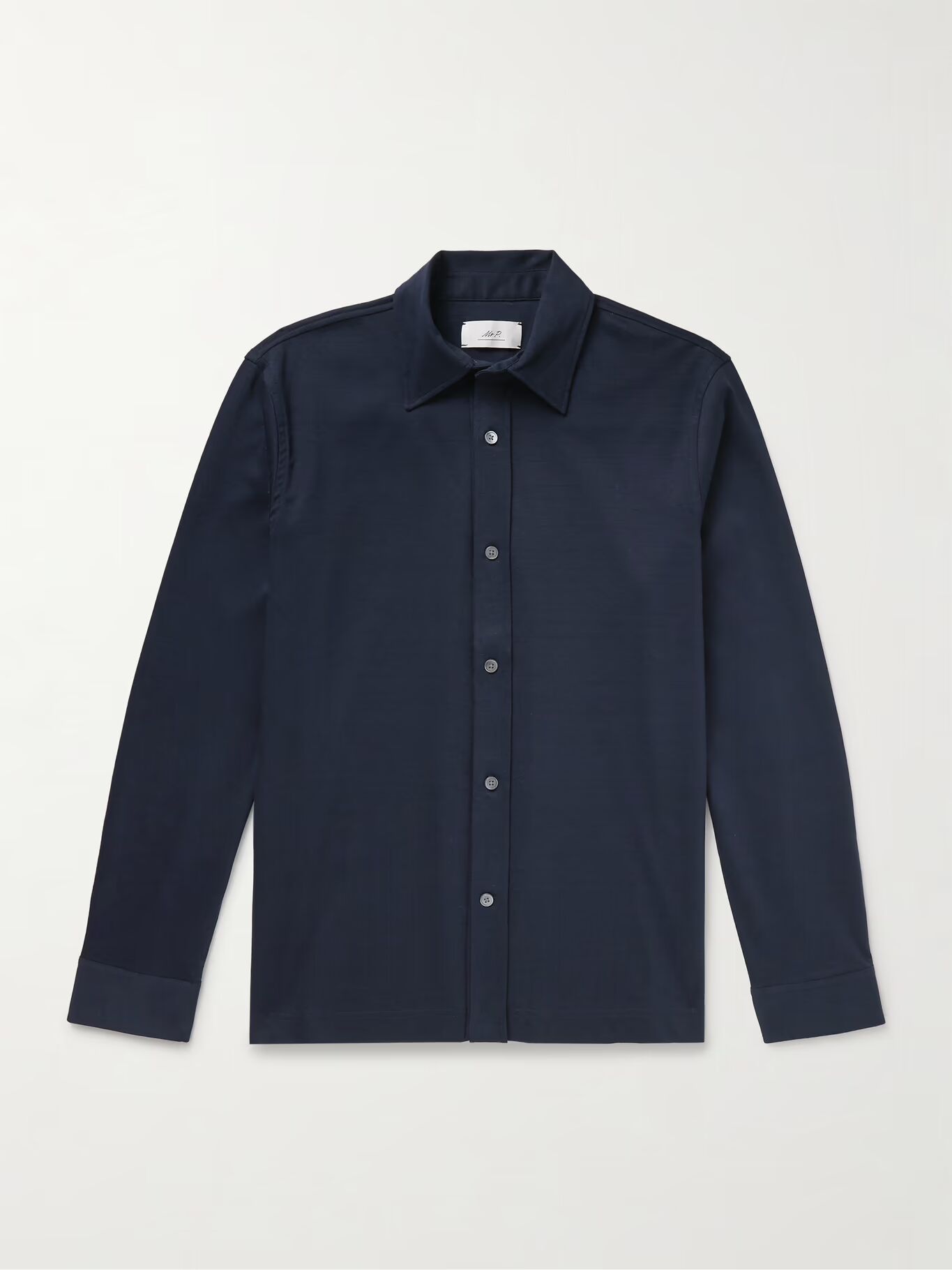 Рубашка из мерсеризованного хлопкового джерси MR P., синий
Рубашка из мерсеризованного хлопкового джерси MR P., синий