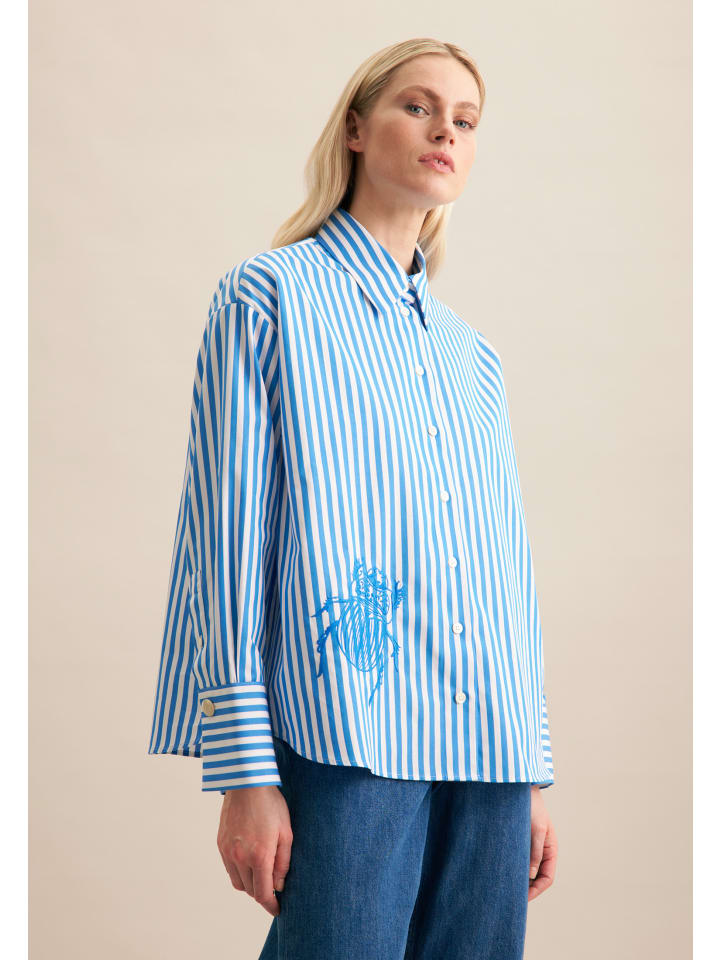 Блузка Seidensticker, средне-синий
Блузка Seidensticker, средне-синий