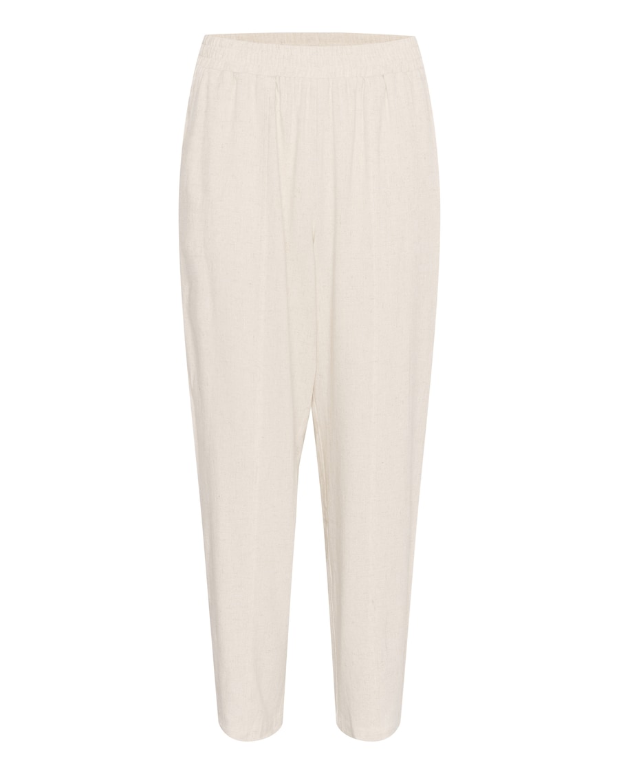 Зауженные брюки Kaffe Liny, экрю
Зауженные брюки Kaffe Liny, экрю