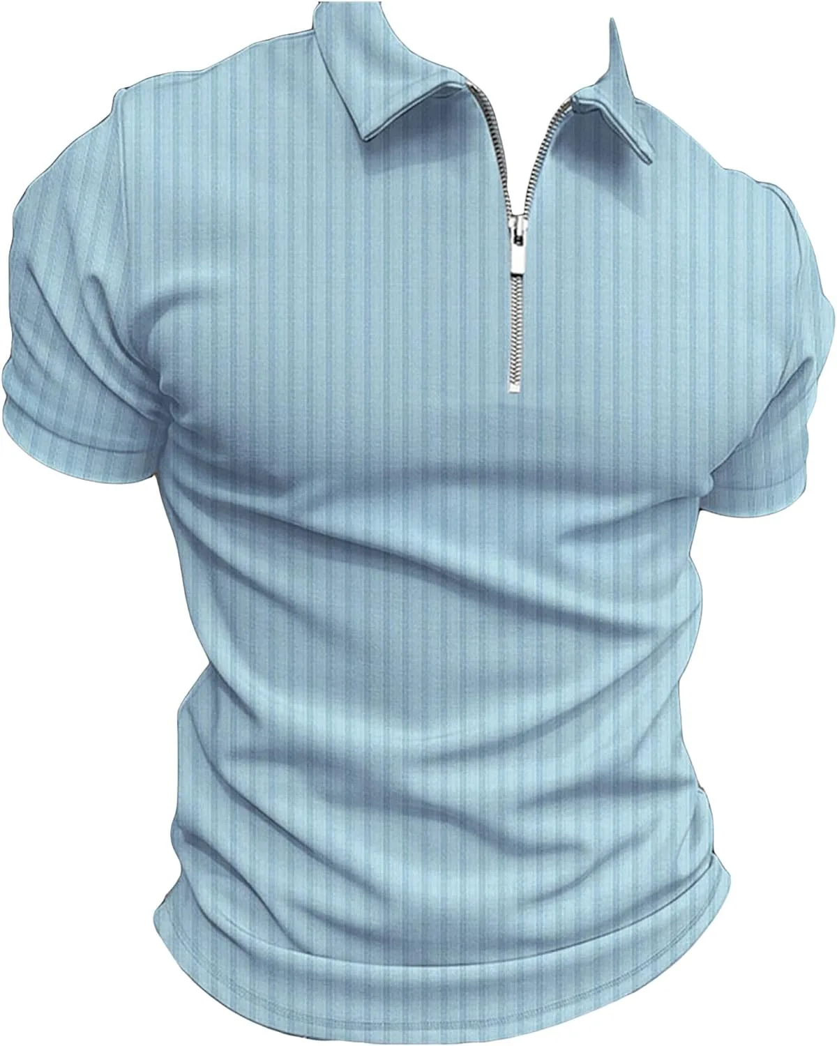 Футболка-поло с молнией Muscle T-Shirt Lapel Zip Tops Slim Fit
Футболка-поло с молнией Muscle T-Shirt Lapel Zip Tops Slim Fit