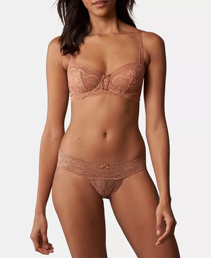 Женский кружевной бюстгальтер-балконет Minx Skarlett Blue, коричневый
Женский кружевной бюстгальтер-балконет Minx Skarlett Blue, коричневый