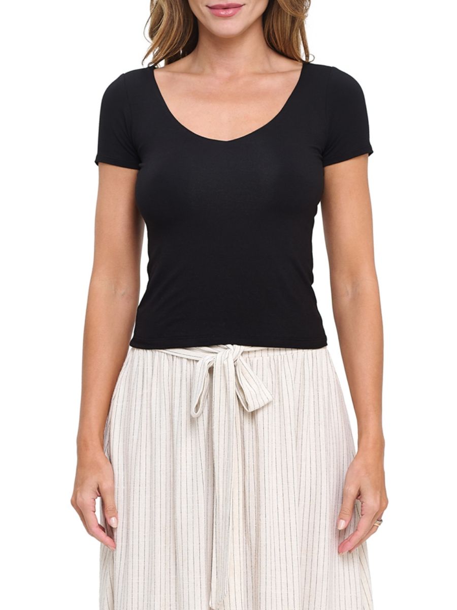 Вязаный топ с круглым вырезом Renee C., черный
Вязаный топ с круглым вырезом Renee C., черный