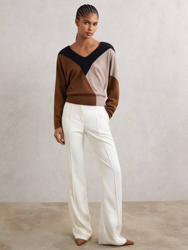 Джемпер June Colour Block из смесовой шерсти Reiss, Brown/Multi
Джемпер June Colour Block из смесовой шерсти Reiss, Brown/Multi