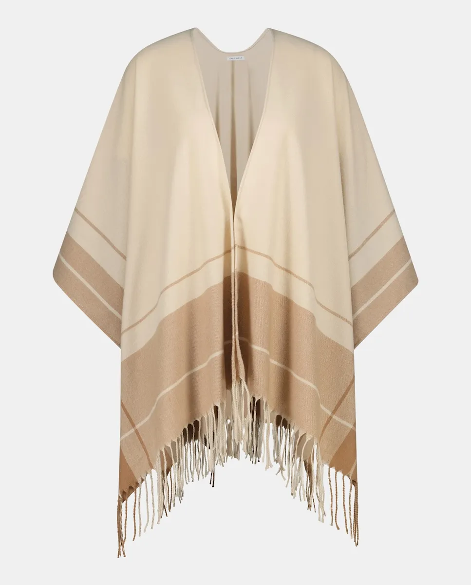 Женское пончо с принтом Easy Wear, бежевый
Женское пончо с принтом Easy Wear, бежевый