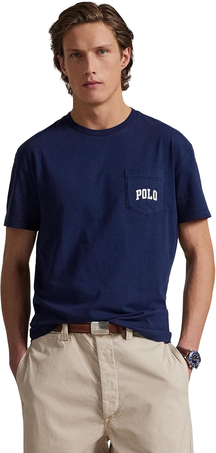 Мужская футболка Polo Bear Classic Fit POLO RALPH LAUREN с принтом джерси, Newport Navy/Heritage Bear
Мужская футболка Polo Bear Classic Fit POLO RALPH LAUREN с принтом джерси, Newport Navy/Heritage Bear