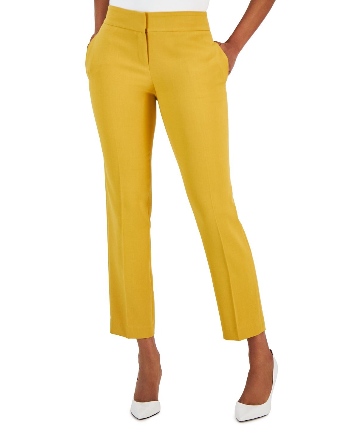 Женские брюки прямого кроя из эластичного крепа Kasper
Женские брюки прямого кроя из эластичного крепа Kasper