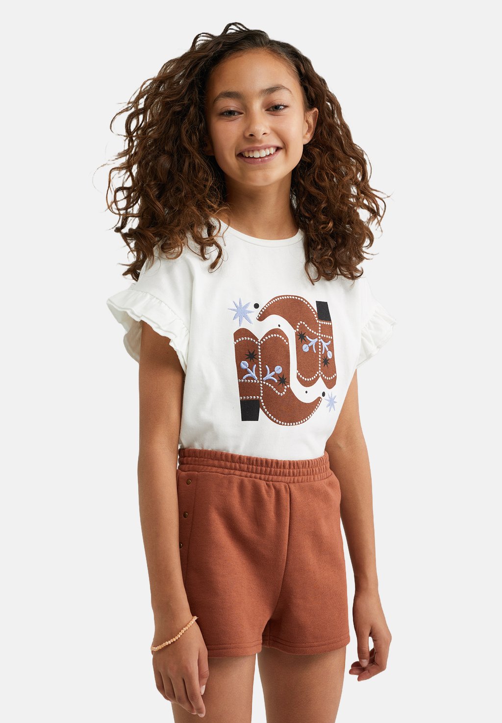 Футболка с принтом WE Fashion, слоновая кость
Футболка с принтом WE Fashion, слоновая кость