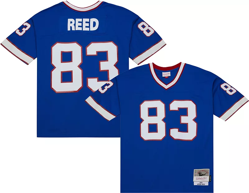 Мужская майка Mitchell & Ness Buffalo Bills Андре Рид № 83 1990 года Royal Throwback
Мужская майка Mitchell & Ness Buffalo Bills Андре Рид № 83 1990 года Royal Throwback