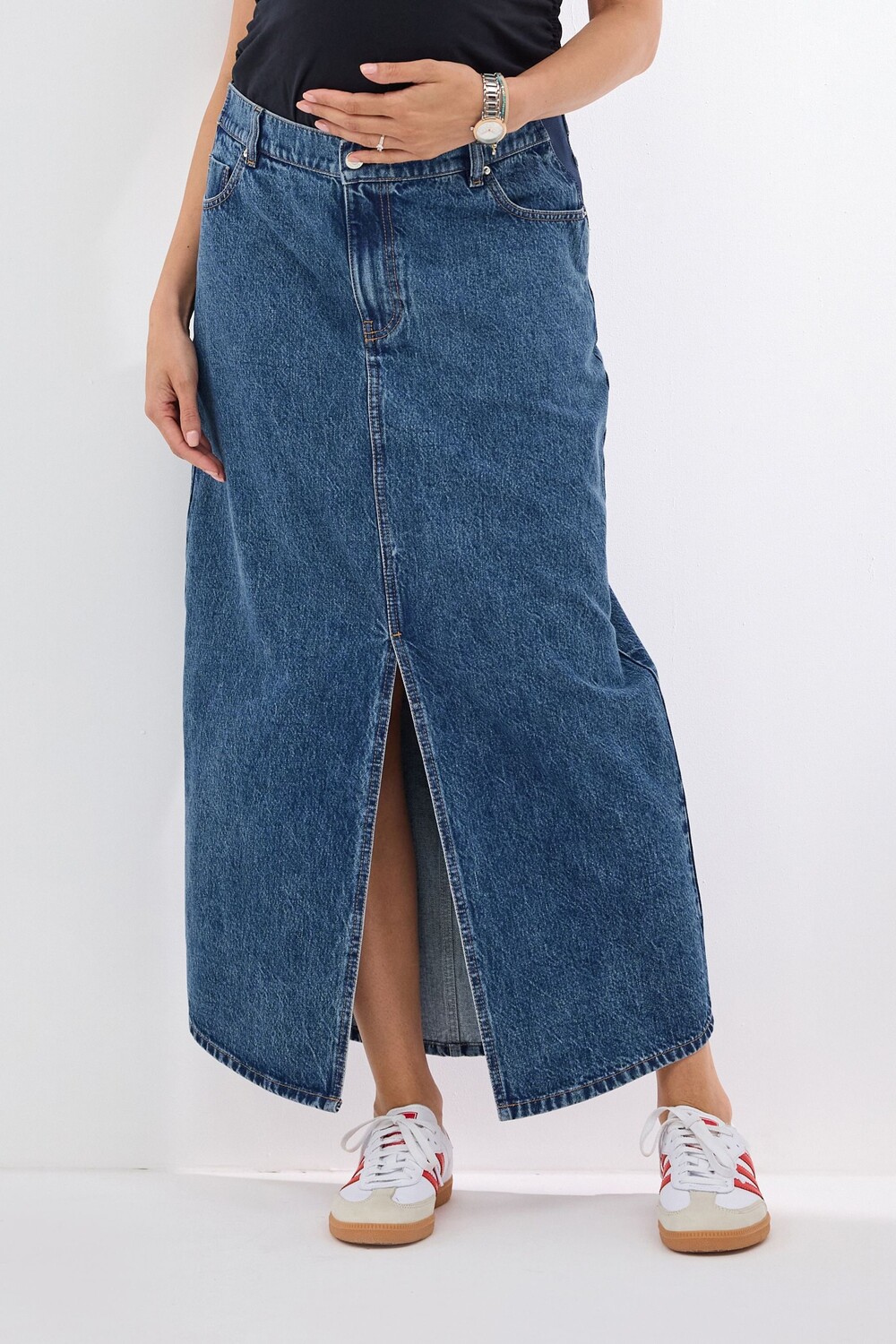 Юбка джинсовая для беременных мидакси Next, синий
Юбка джинсовая для беременных мидакси Next, синий