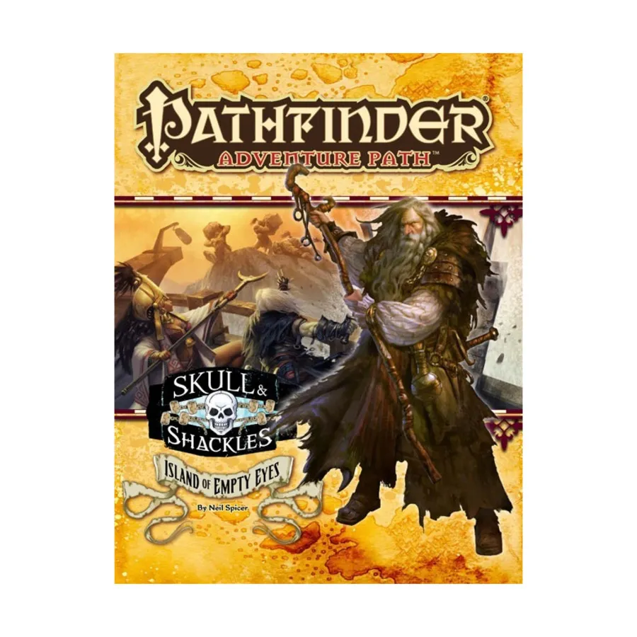 #58 "Skull & Shackles #4 - Island of Empty Eyes", Pathfinder Roleplaying Game (1st Edition) - Adventure Path #031 - #060, мягкая обложка
#58 "Skull & Shackles #4 - Island of Empty Eyes", Pathfinder Roleplaying Game (1st Edition) - Adventure Path #031 - #060, мягкая обложка
