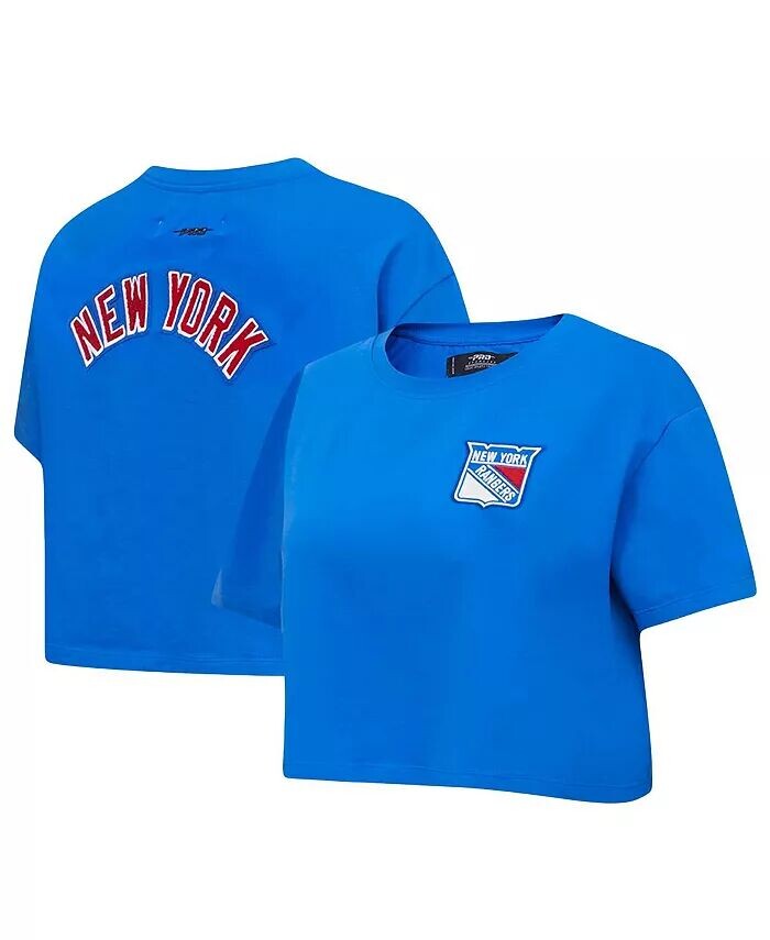 Женская синяя укороченная футболка свободного кроя New York Rangers Classic Pro Standard
Женская синяя укороченная футболка свободного кроя New York Rangers Classic Pro Standard