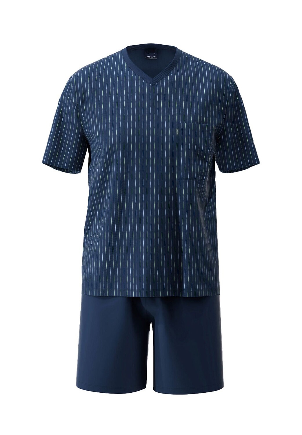 Пижамы Вельвет из органического хлопка AMMANN, темно-синий 
Пижамы Вельвет из органического хлопка AMMANN, темно-синий