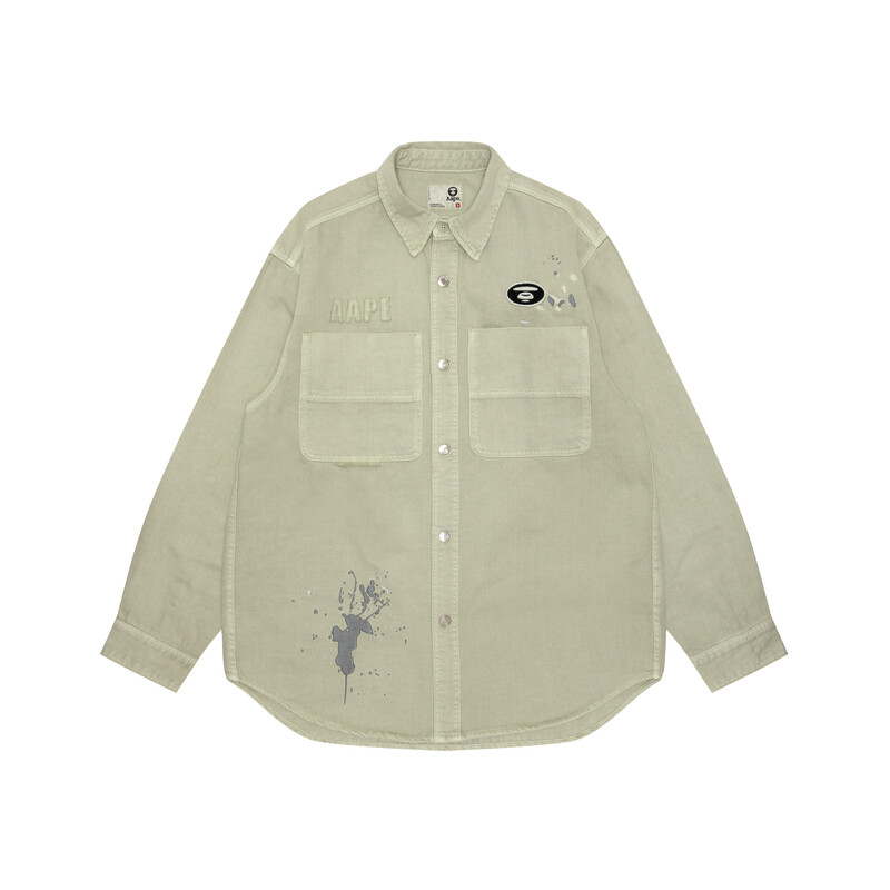 Рубашка мужская светло-зеленая GRE Aape, зеленый
Рубашка мужская светло-зеленая GRE Aape, зеленый