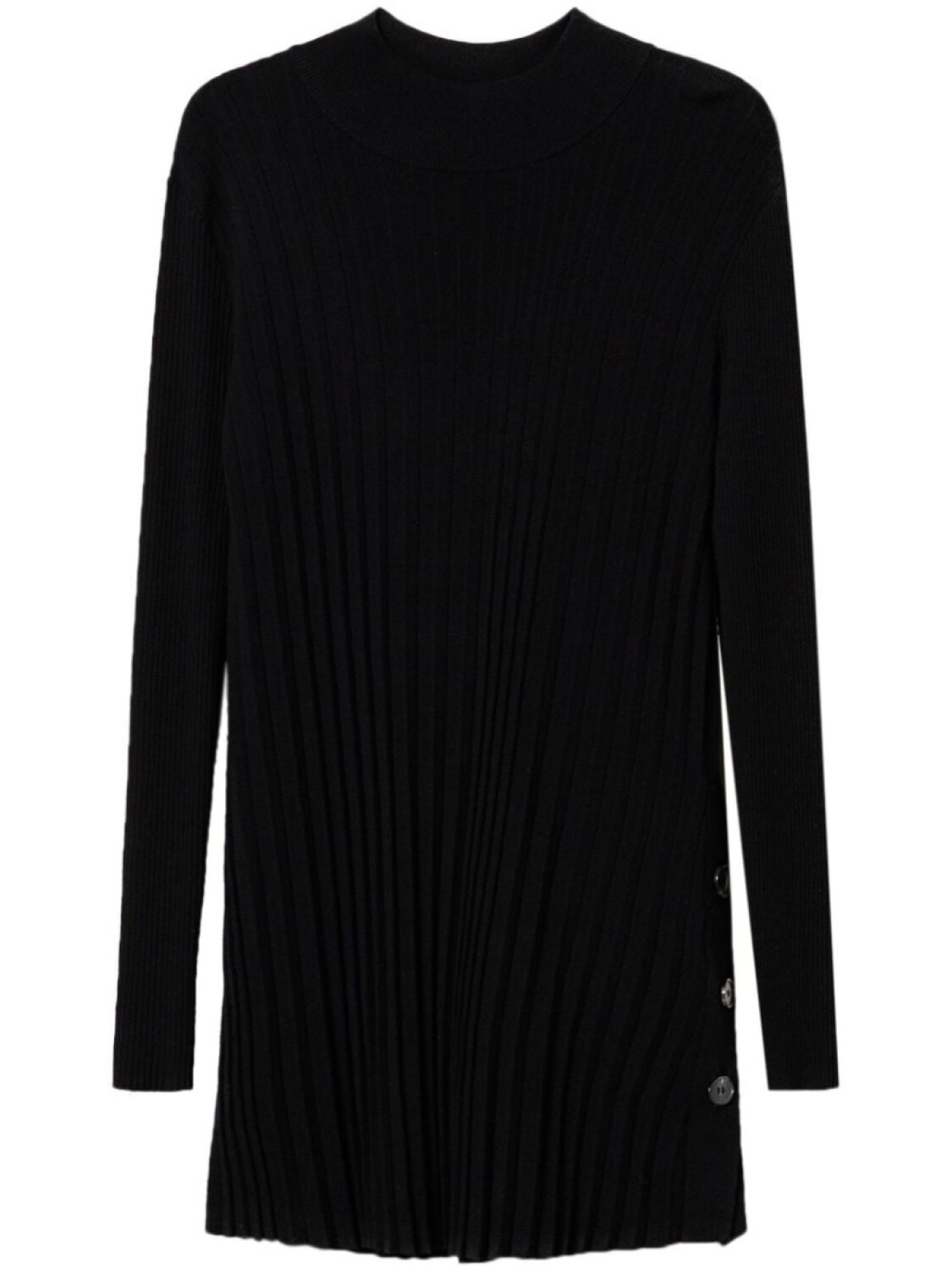 TWINSET плиссированный джемпер с пуговицами, черный
TWINSET плиссированный джемпер с пуговицами, черный