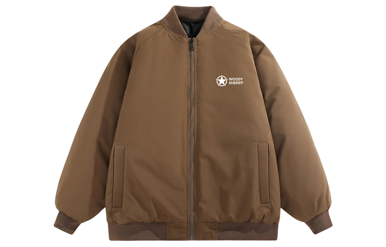 Куртка унисекс, бейсбольный воротник, умеренный Disney, коричневый (padded)
Куртка унисекс, бейсбольный воротник, умеренный Disney, коричневый (padded)