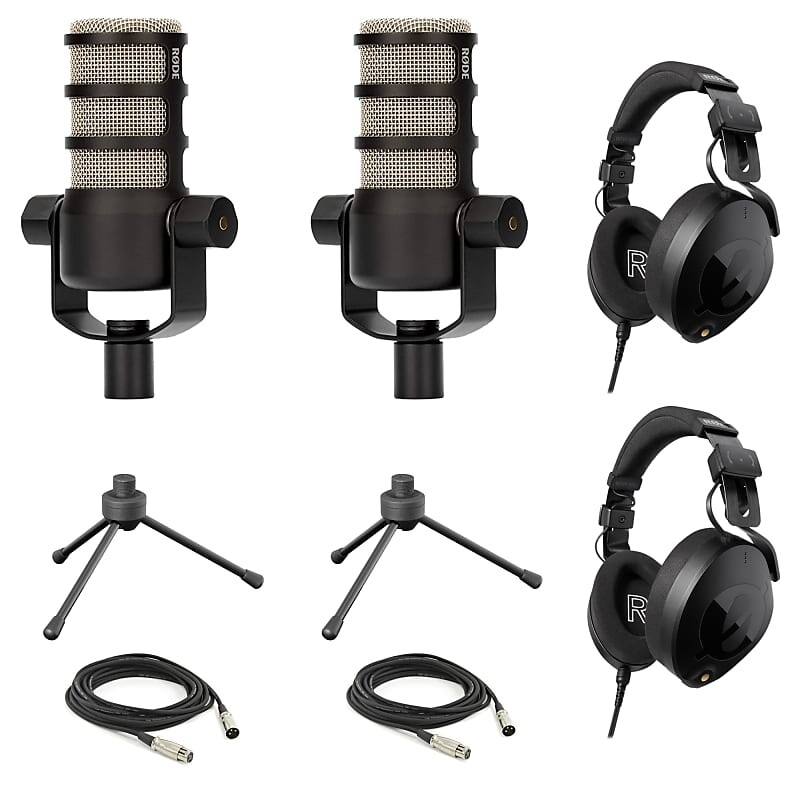 Микрофон RODE 2x Podmic, 2x NTH-100, 2x GFW-0250, 2x XLR 
Микрофон RODE 2x Podmic, 2x NTH-100, 2x GFW-0250, 2x XLR