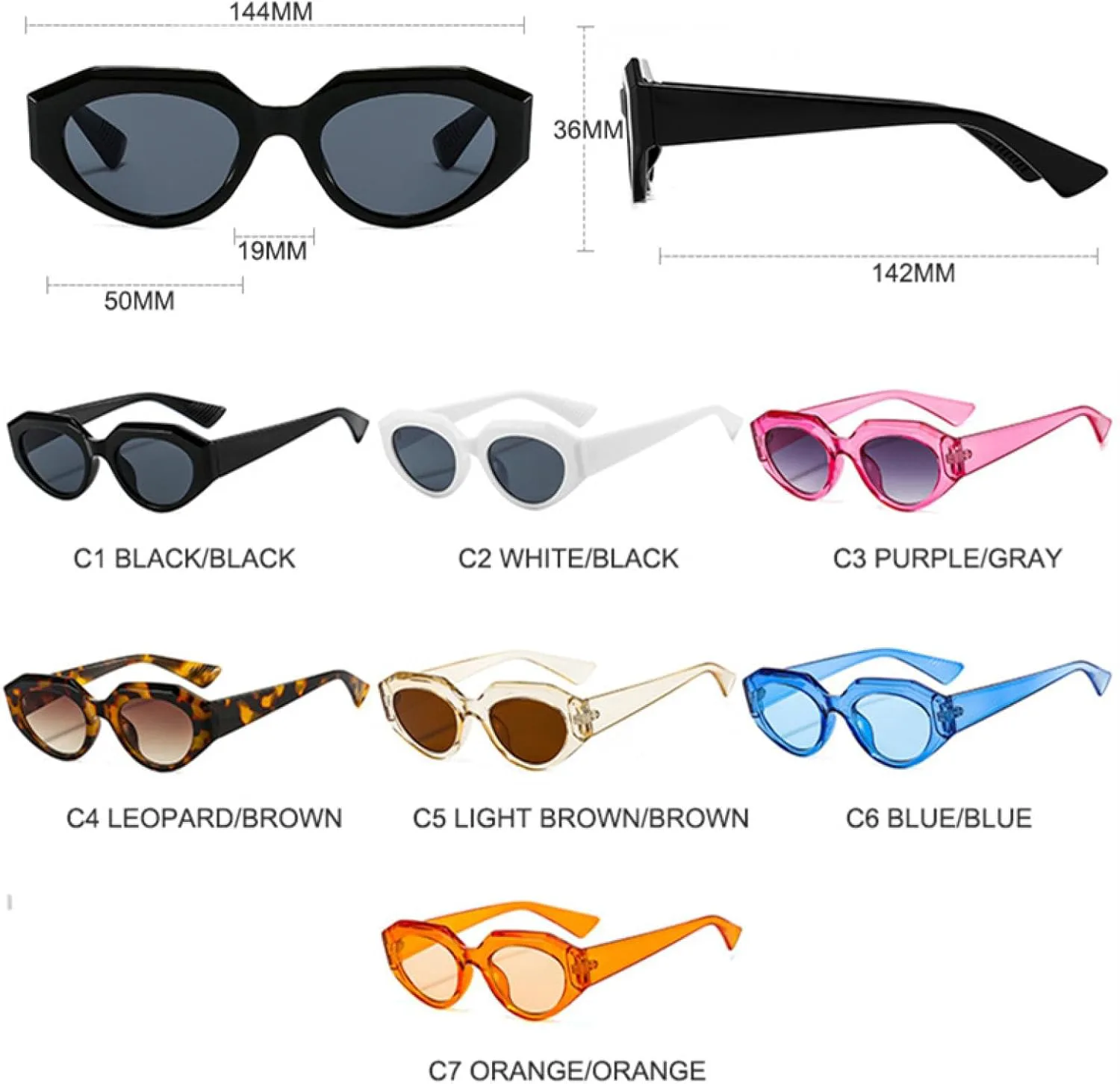 Панк-очки овальной формы «кошачий глаз» для женщин и мужчин, винтажные очки в стиле стимпанк с леопардовым принтом, защита от УФ-излучения UV400 UATXTAU, Black
Панк-очки овальной формы «кошачий глаз» для женщин и мужчин, винтажные очки в стиле стимпанк с леопардовым принтом, защита от УФ-излучения UV400 UATXTAU, Black