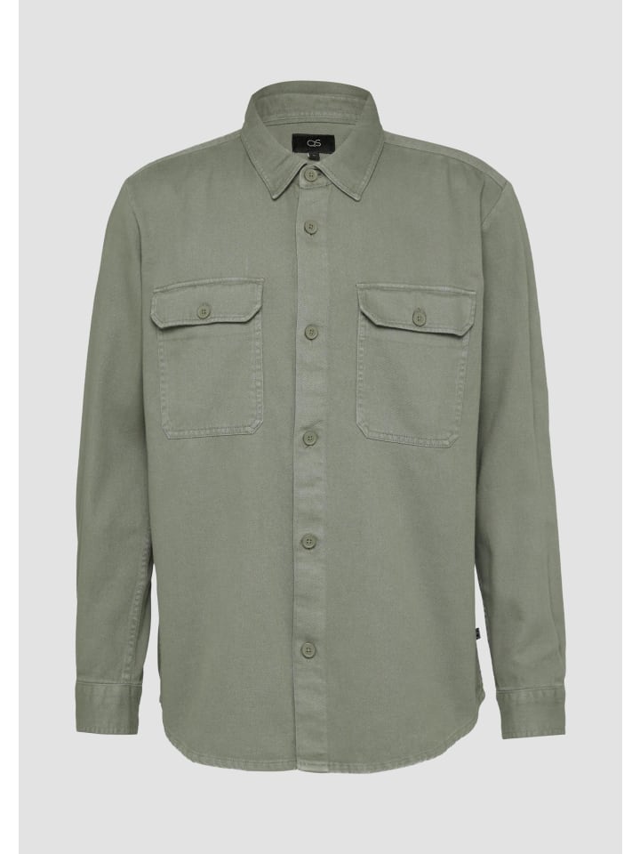 Рубашка цвета 7380_оливковый зеленый QS
Рубашка цвета 7380_оливковый зеленый QS