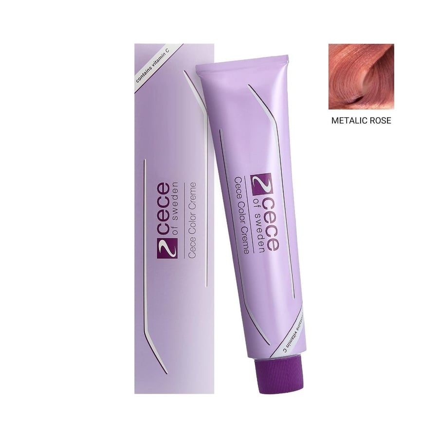 CeCe of Sweden, Color Creme Metallic, крем-краска для волос (METALIC ROSE), 125 мл
CeCe of Sweden, Color Creme Metallic, крем-краска для волос (METALIC ROSE), 125 мл