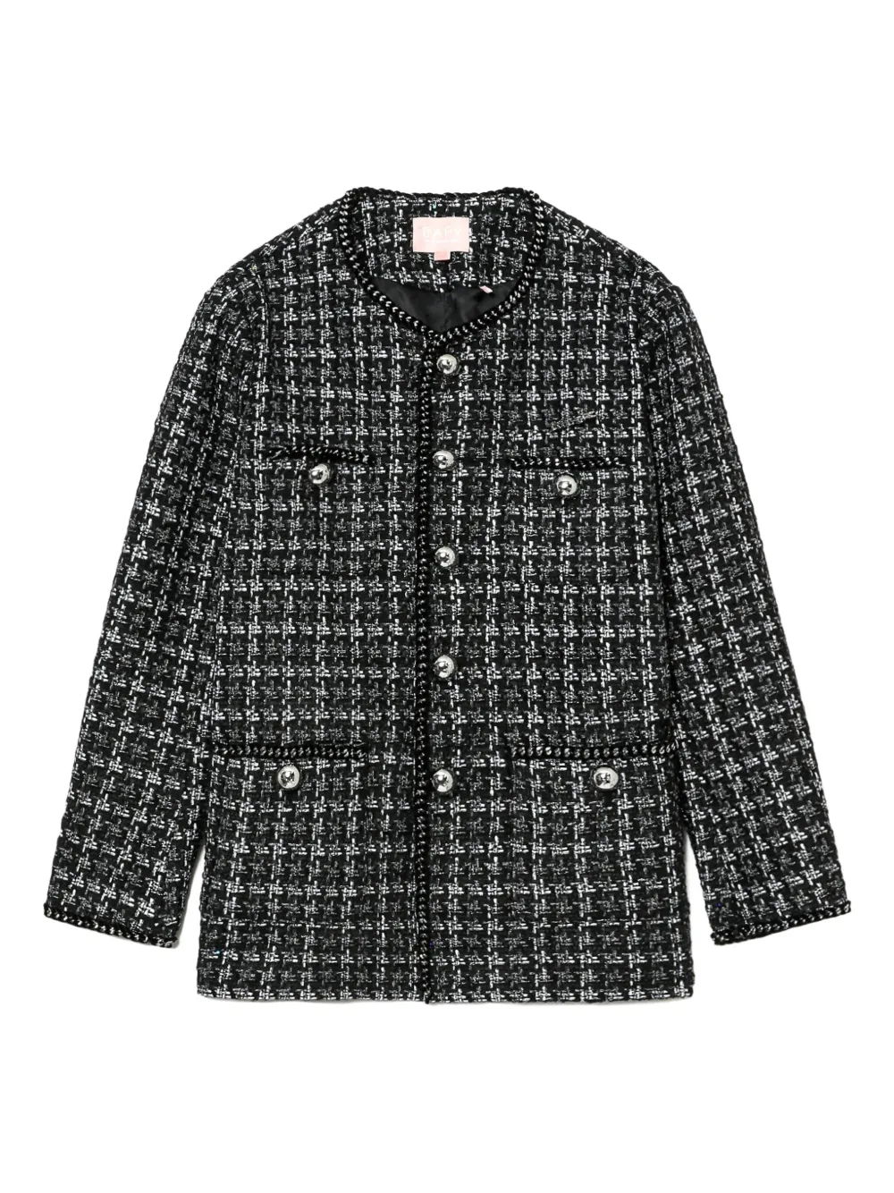 Твидовый жакет с цепочкой BAPY BY *A BATHING APE, черный
Твидовый жакет с цепочкой BAPY BY *A BATHING APE, черный