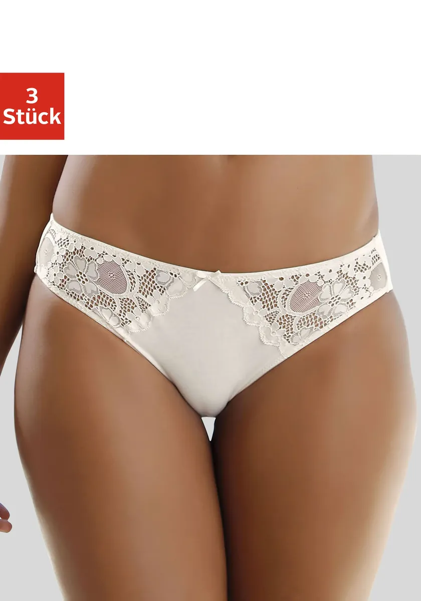 Трусики petite fleur (3 шт.) со слегка прозрачным жаккардовым кружевом по бокам, коричневый
Трусики petite fleur (3 шт.) со слегка прозрачным жаккардовым кружевом по бокам, коричневый