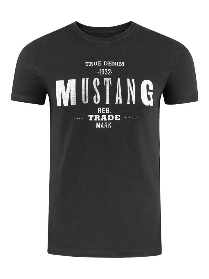 Футболка Mustang, черный 
Футболка Mustang, черный