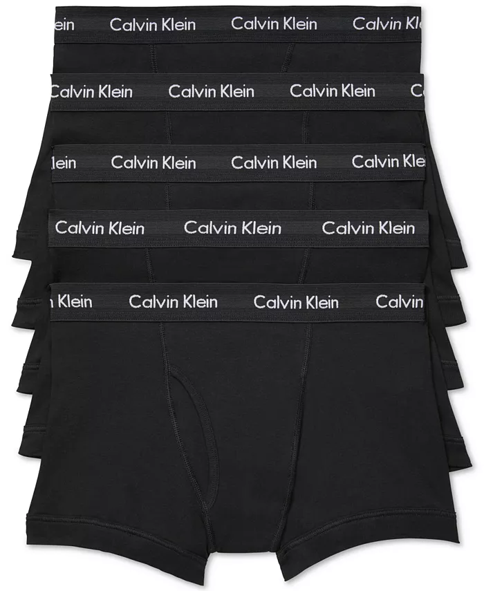 Мужские классические трусы из хлопка, 5 штук Calvin Klein, черный
Мужские классические трусы из хлопка, 5 штук Calvin Klein, черный