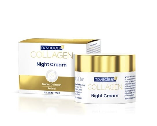 Коллагеновый укрепляющий ночной крем с золотом и икрой 50 мл Novaclear
Коллагеновый укрепляющий ночной крем с золотом и икрой 50 мл Novaclear