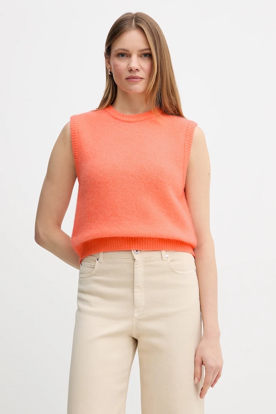 Жилет из шерстяной смеси American Vintage, оранжевый
Жилет из шерстяной смеси American Vintage, оранжевый