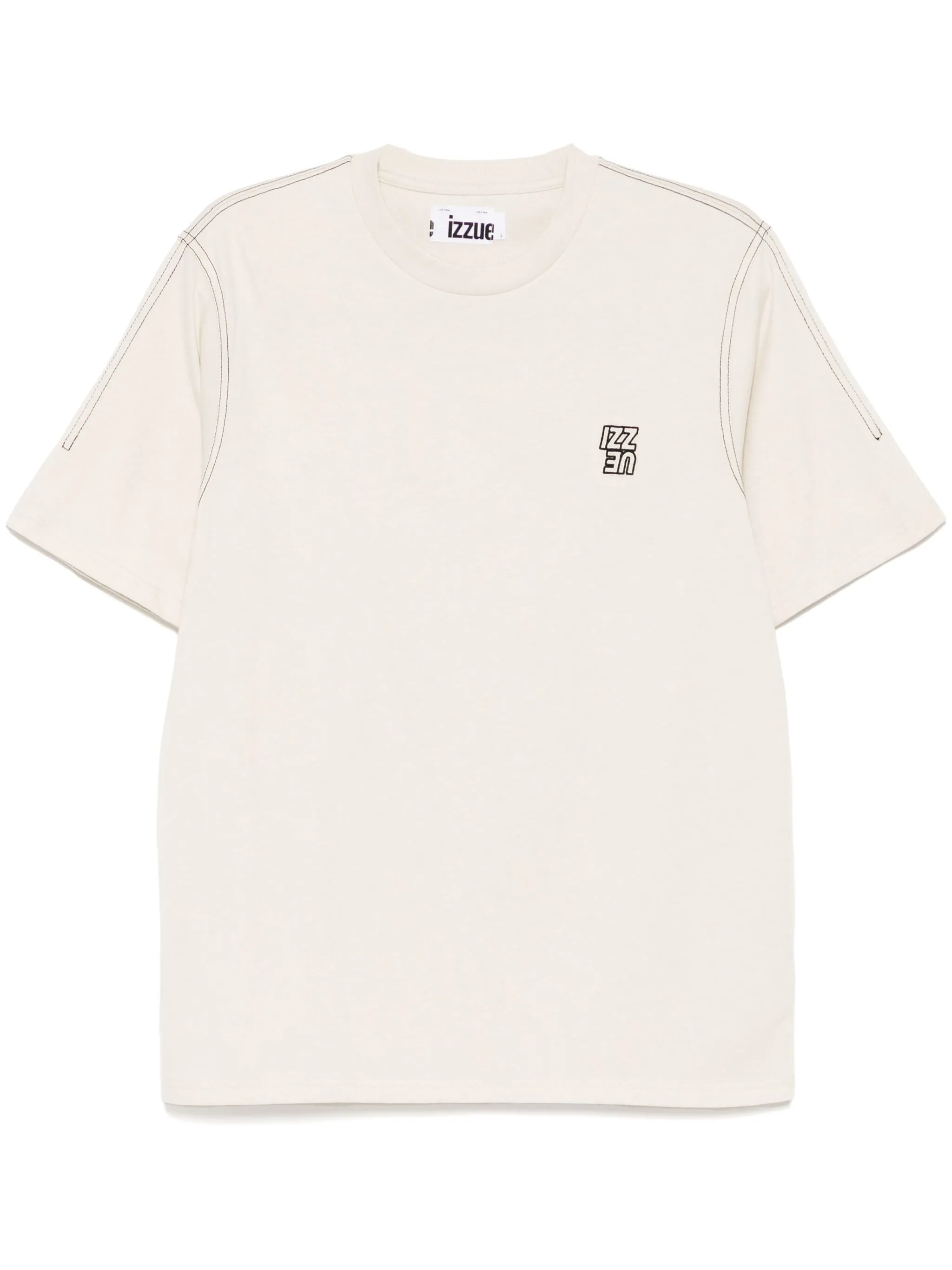 Футболка с вышитым логотипом Izzue, нейтральный
Футболка с вышитым логотипом Izzue, нейтральный