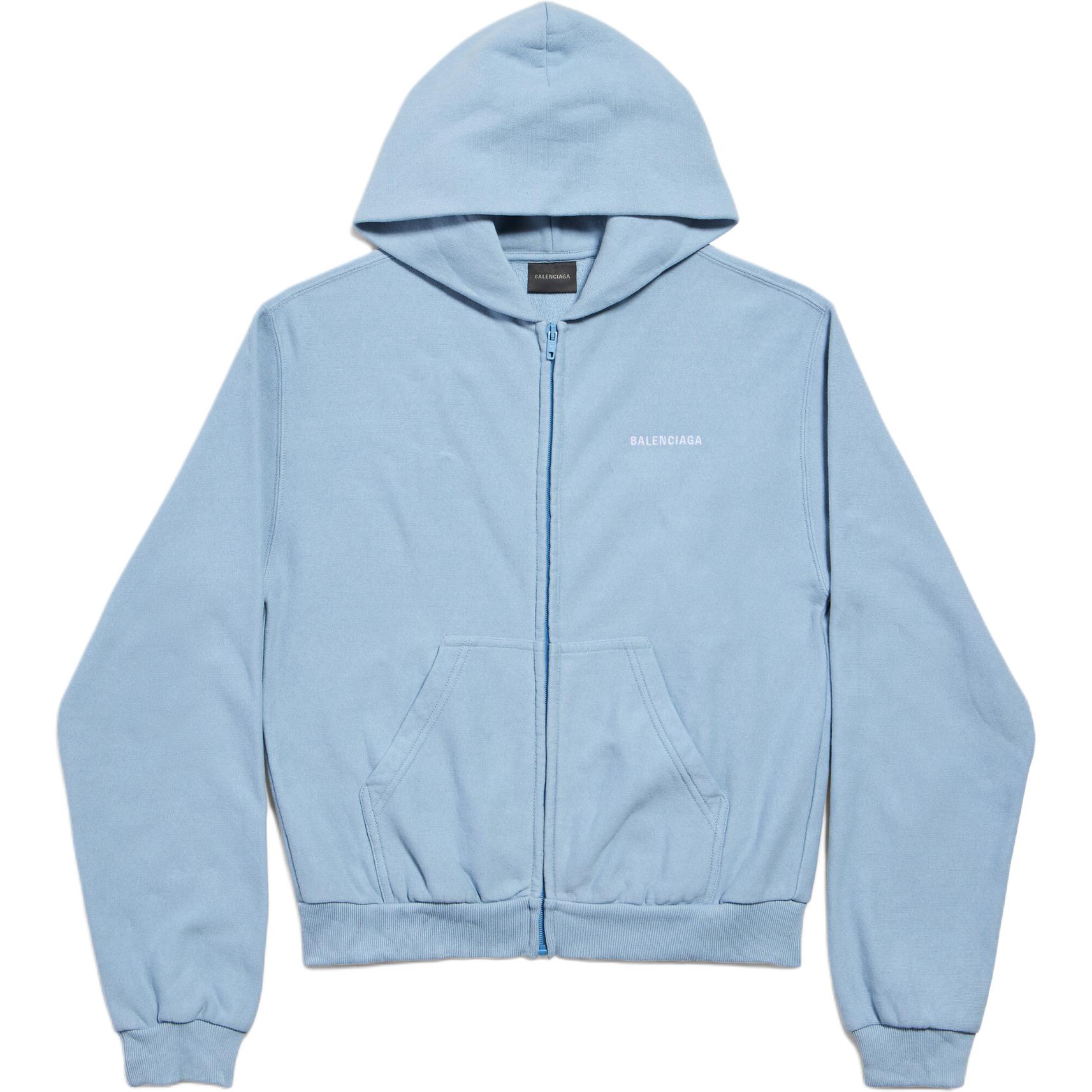 Женская толстовка FW25, стандартный крой Balenciaga, светлый синий
Женская толстовка FW25, стандартный крой Balenciaga, светлый синий