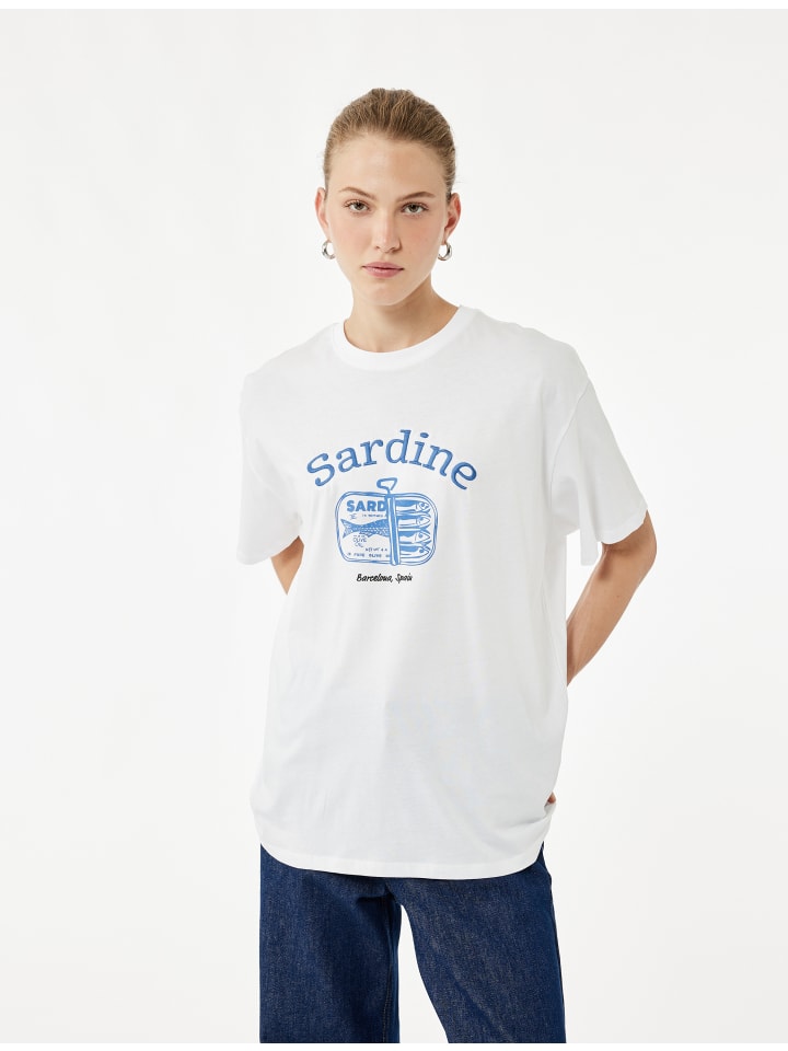 Футболка СС белого цвета KOTON
Футболка СС белого цвета KOTON