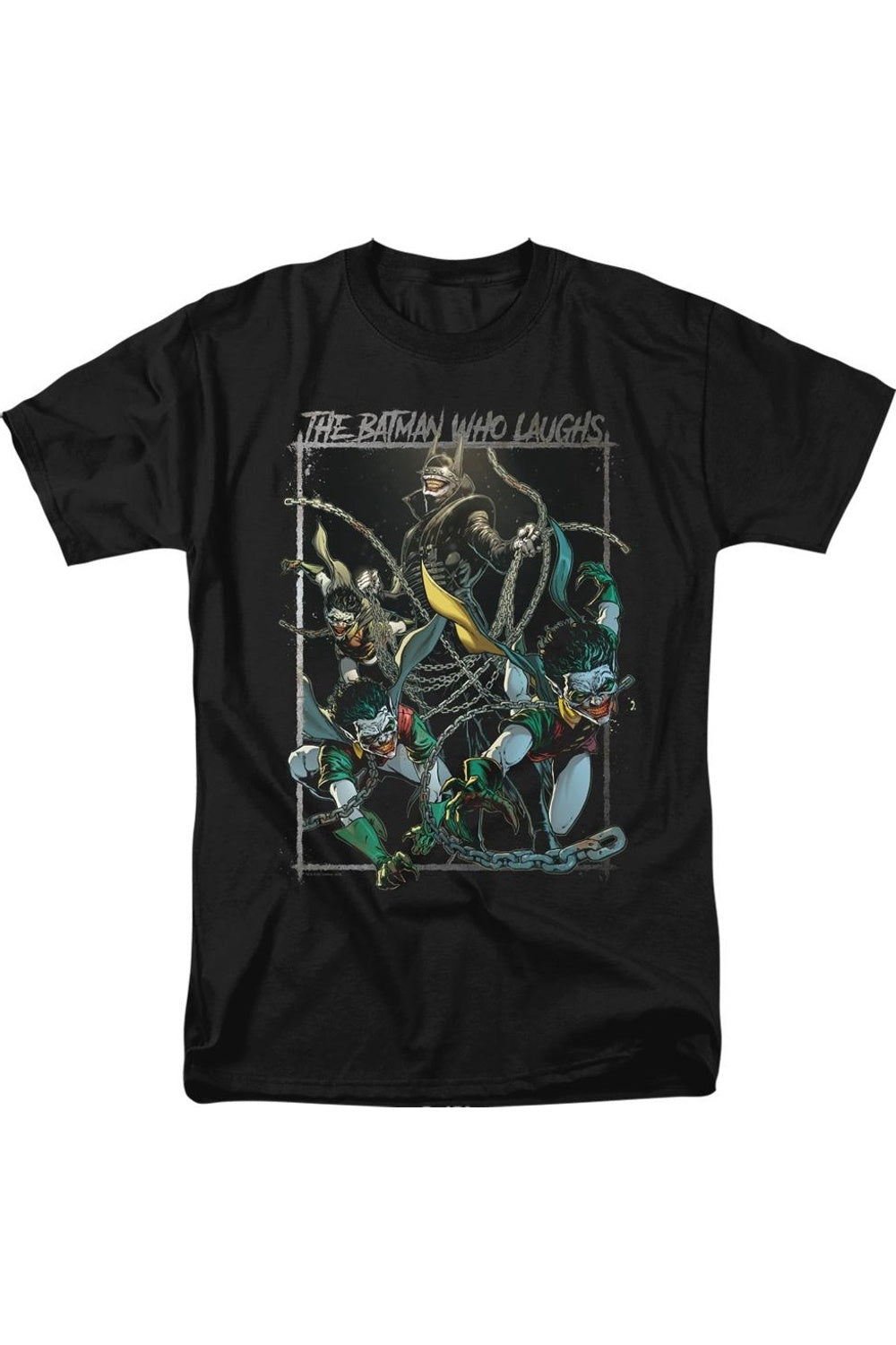Футболка с коротким рукавом для взрослых «Бэтмен, который смеется» Gildan, черный
Футболка с коротким рукавом для взрослых «Бэтмен, который смеется» Gildan, черный