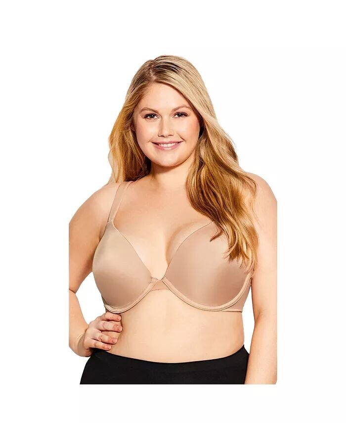 Базовый бюстгальтер без косточек больших размеров с глубоким вырезом AVENUE, бежевый
Базовый бюстгальтер без косточек больших размеров с глубоким вырезом AVENUE, бежевый