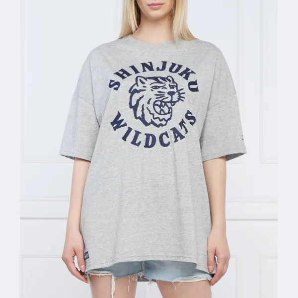 Винтажная университетская футболка оверсайз Superdry, серый
Винтажная университетская футболка оверсайз Superdry, серый