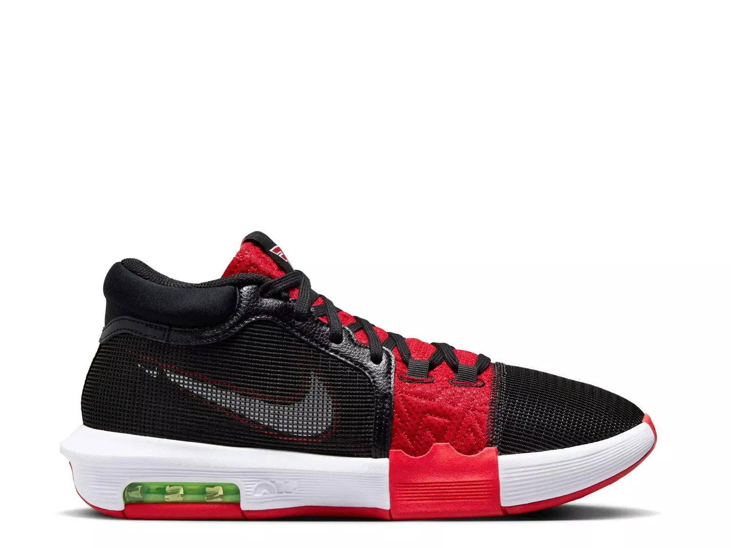 Баскетбольные кроссовки Nike LeBron Witness VIII — мужские, черные/красные
Баскетбольные кроссовки Nike LeBron Witness VIII — мужские, черные/красные