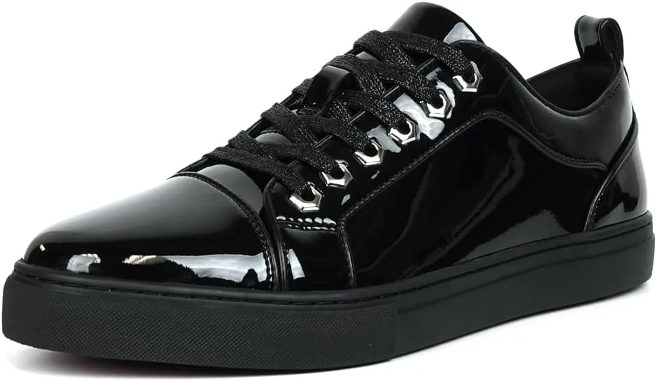 FI-2415-2 Patent Leather Cap tor Lace up Sneaker Fiesso by Aurelio Garcia, черный
FI-2415-2 Patent Leather Cap tor Lace up Sneaker Fiesso by Aurelio Garcia, черный