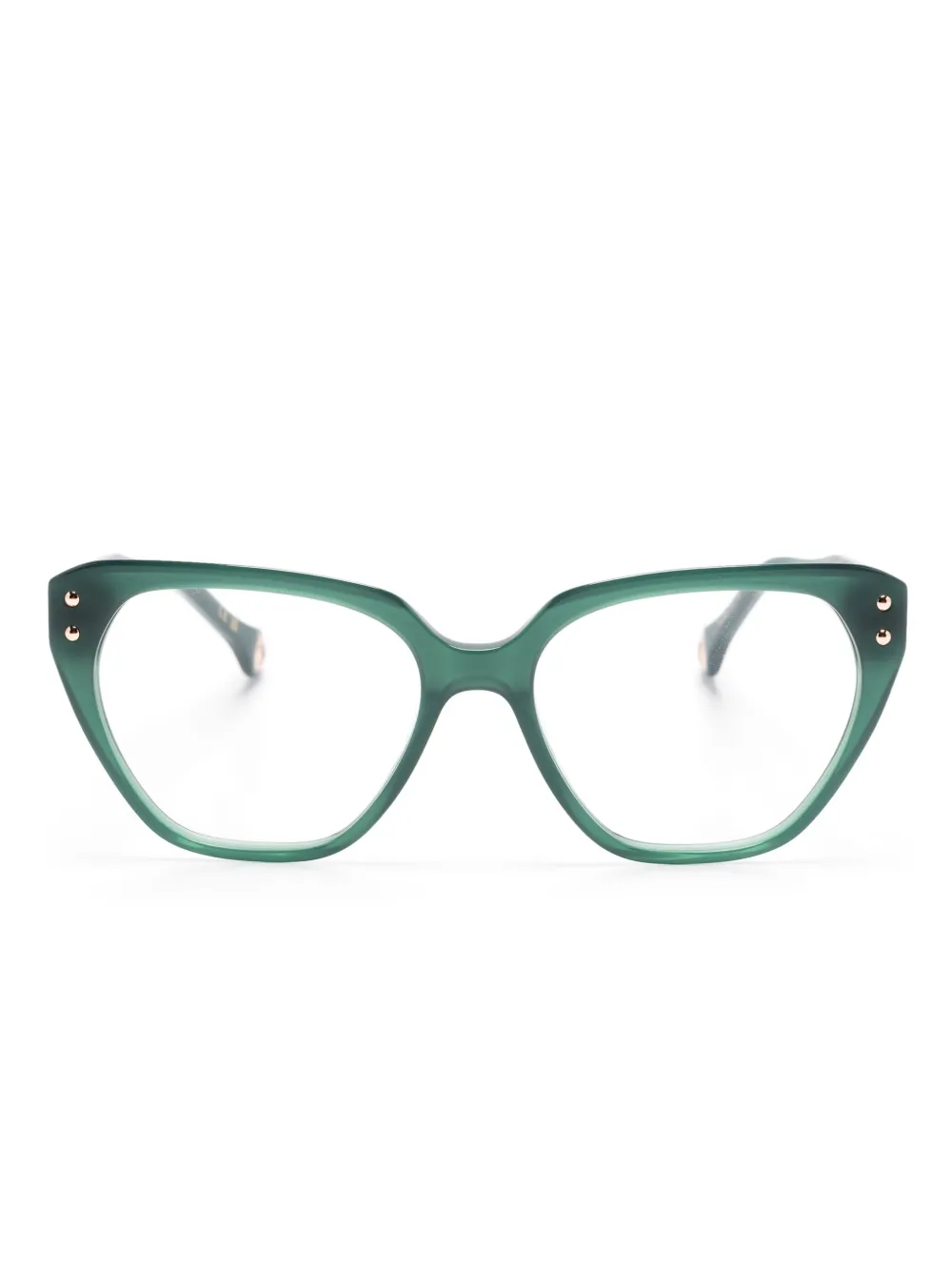 Очки в квадратной оправе Carolina Herrera, зеленый 
Очки в квадратной оправе Carolina Herrera, зеленый