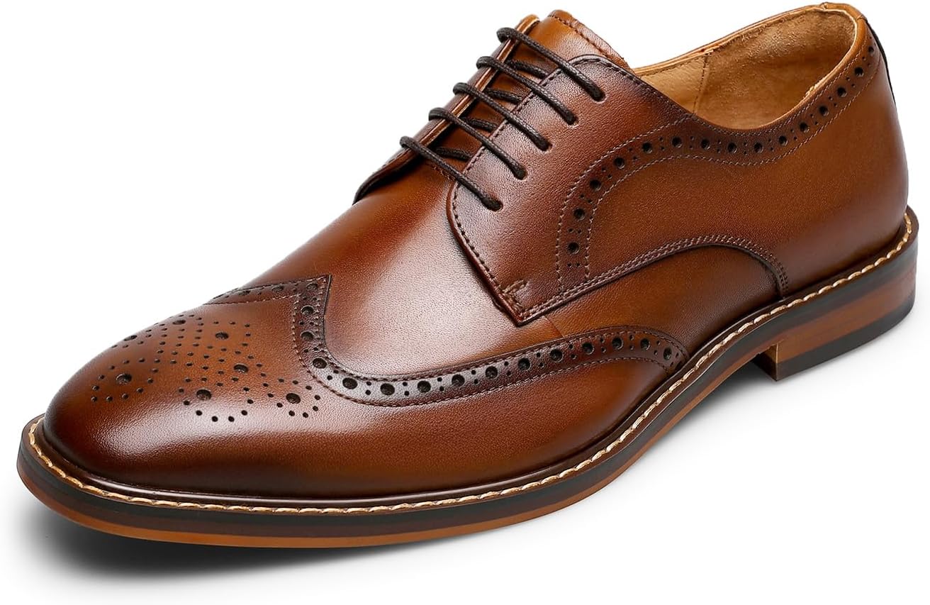 Мужские классические броги DESAI, оксфорды на шнуровке, формальная обувь для бизнеса, коричневый
Мужские классические броги DESAI, оксфорды на шнуровке, формальная обувь для бизнеса, коричневый