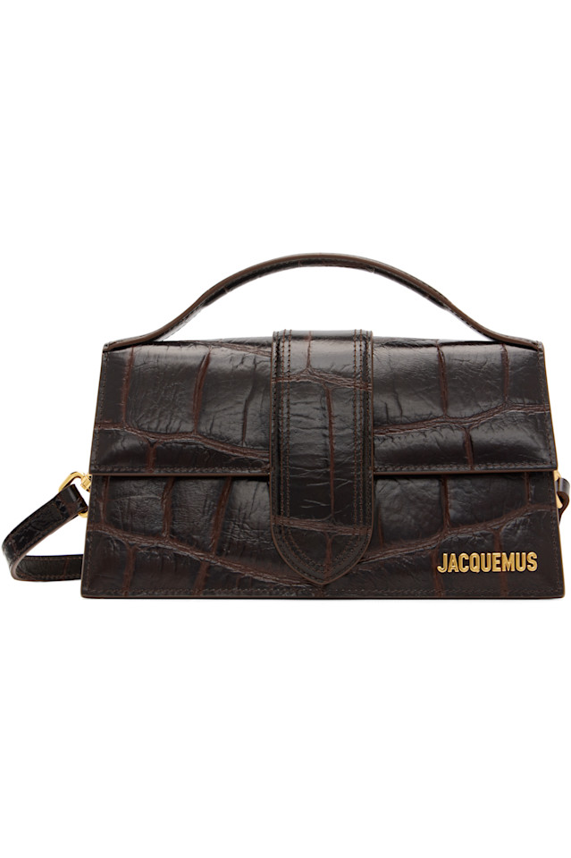 Jacquemus Коричневая сумка "Большой Бамбино"
Jacquemus Коричневая сумка "Большой Бамбино"