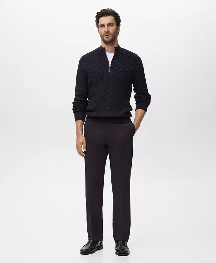 Мужской хлопковый свитер Perkins с воротником Mango, синий
Мужской хлопковый свитер Perkins с воротником Mango, синий