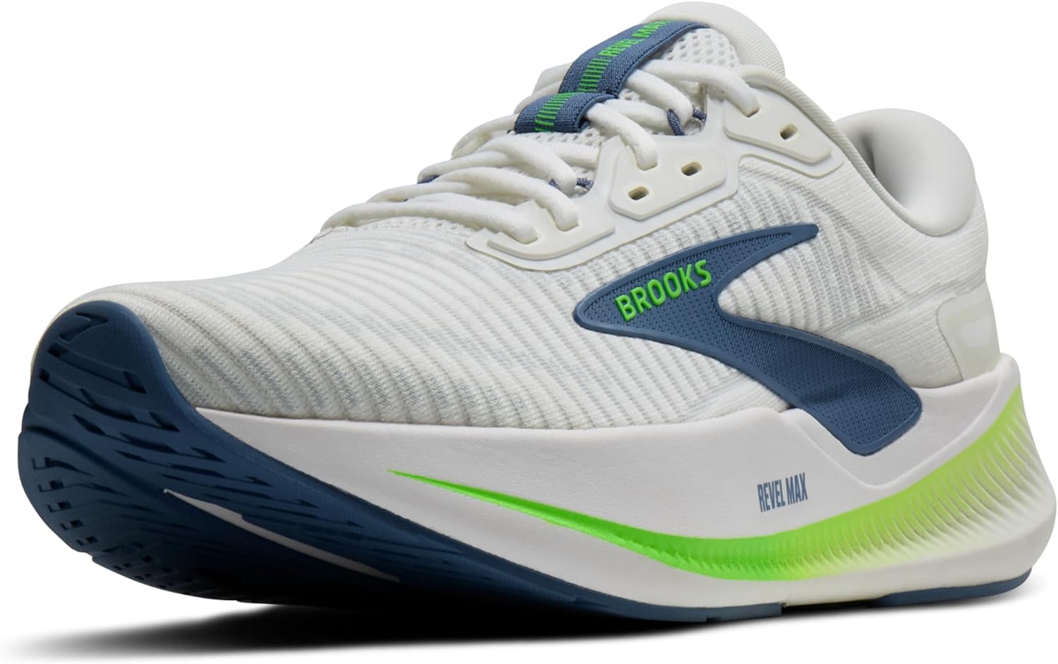 Мужские кроссовки Brooks Revel Max нейтральные для бега и ходьбы, белый/зеленый
Мужские кроссовки Brooks Revel Max нейтральные для бега и ходьбы, белый/зеленый
