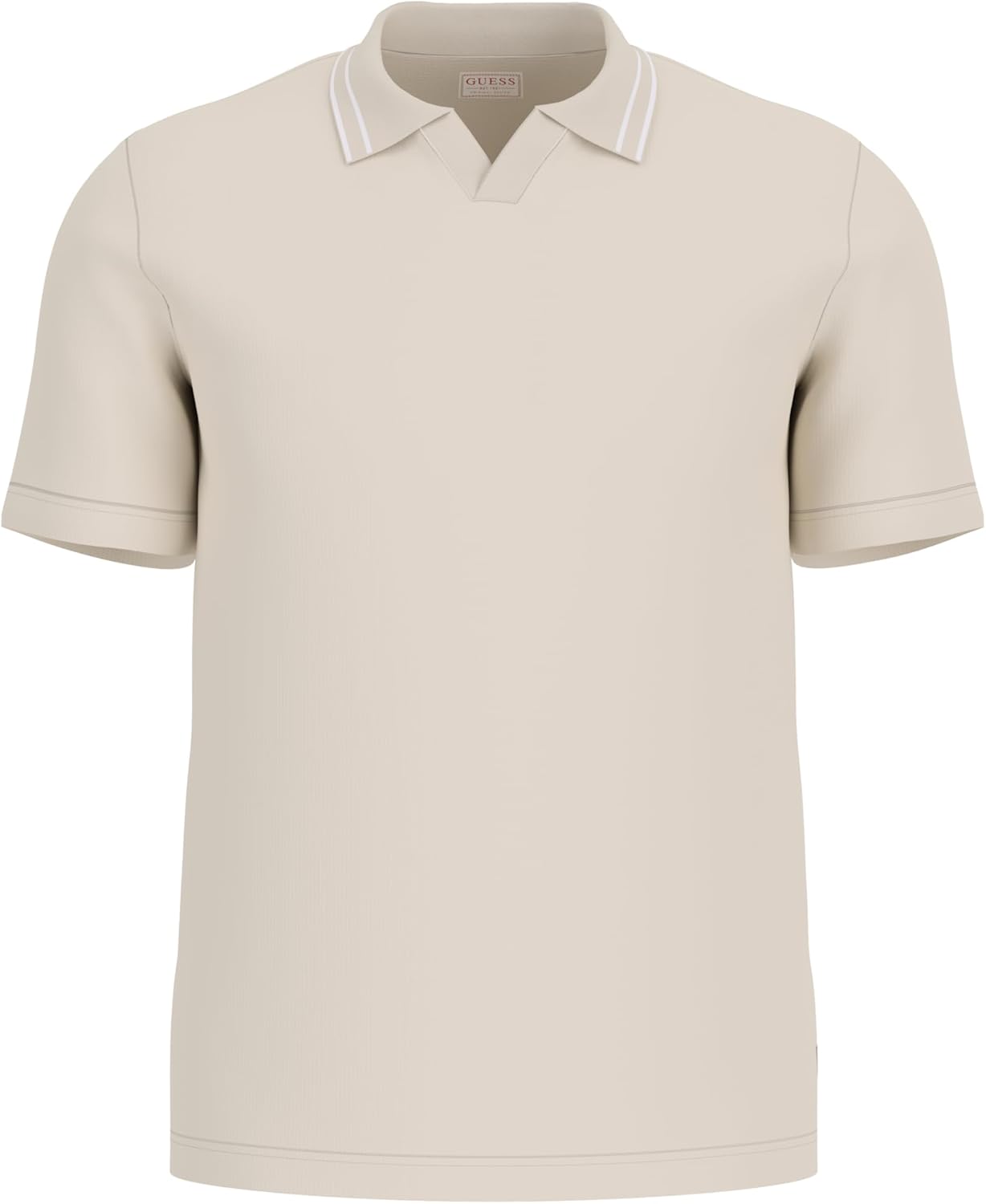 GUESS Мужская короткая футболка Dante Rib Knit Polo, Resort Sand, Бежевый, GUESS Мужская короткая футболка Dante Rib Knit Polo, Resort Sand
GUESS Мужская короткая футболка Dante Rib Knit Polo, Resort Sand, Бежевый, GUESS Мужская короткая футболка Dante Rib Knit Polo, Resort Sand