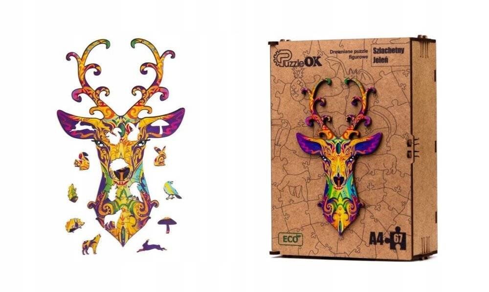 Пазл деревянный ЭКО 67 Благородный Олень А4 PuzA4-00731 Inna marka
Пазл деревянный ЭКО 67 Благородный Олень А4 PuzA4-00731 Inna marka